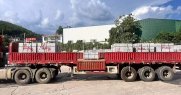 郑州 芝麻灰花岗岩地铺石出货日常