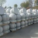 郑州 白麻花岗岩石材圆球，石球，挡车球，隔离球，景观石球，风水球等
