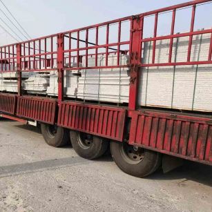 郑州 白麻荔枝面外墙干挂，工厂装车日常