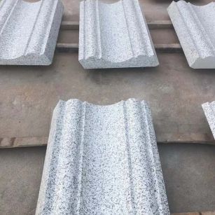 郑州 白麻花岗岩光面别墅线条