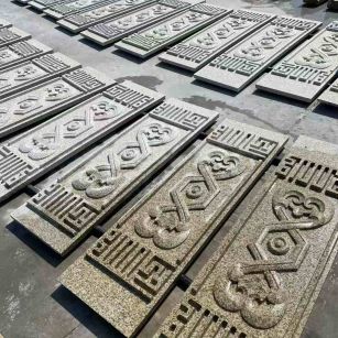 郑州 黄金麻花岗岩外墙雕刻板