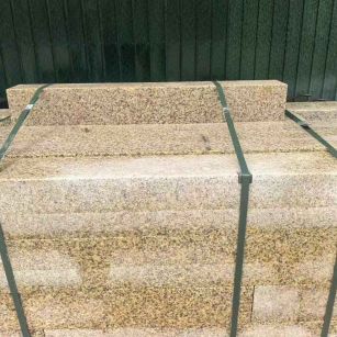 郑州 黄金麻花岗岩石材机切面栏杆料半成品