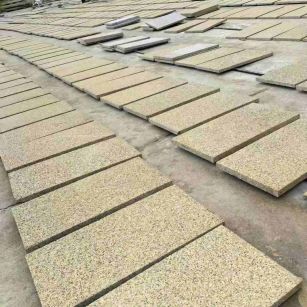 郑州 黄金麻荔枝地铺石面排板