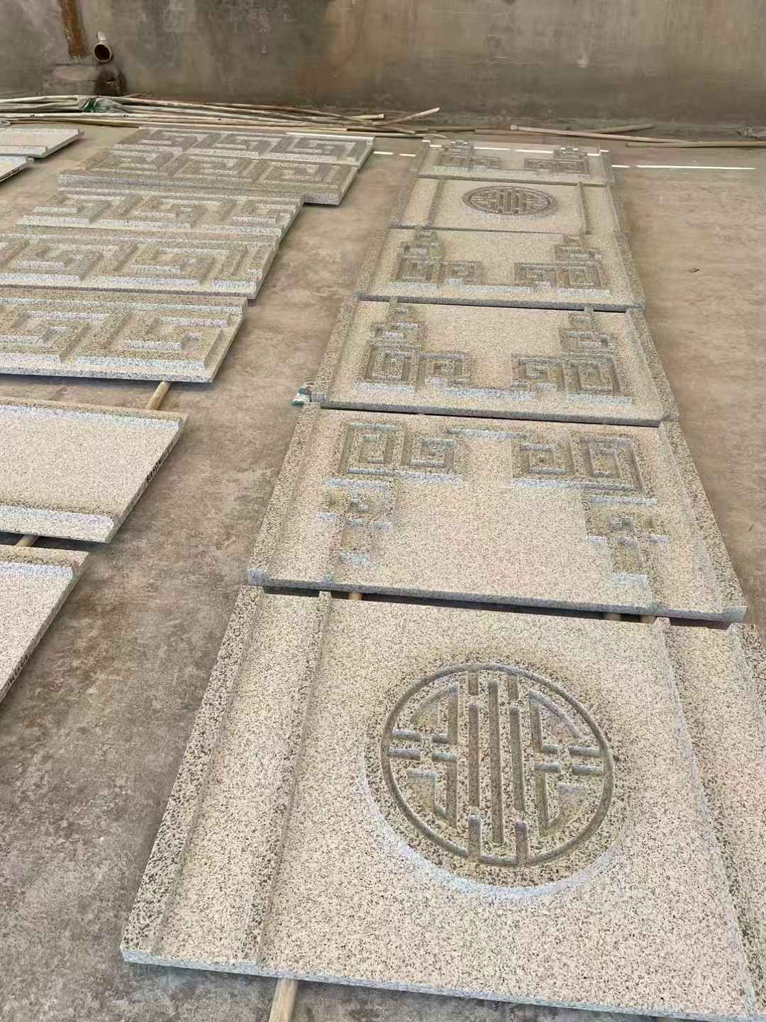 郑州 白麻花岗岩外墙立面雕刻板