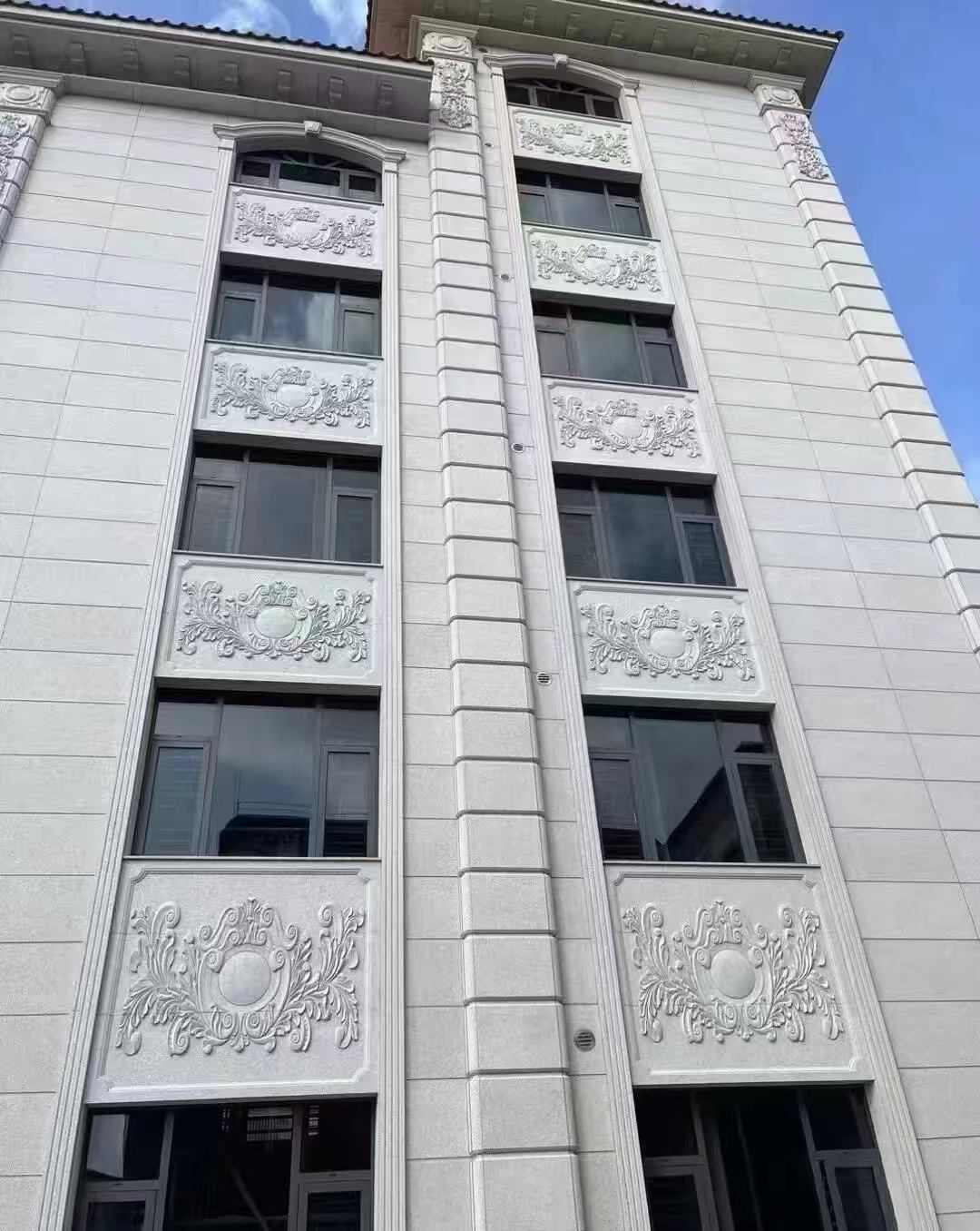 郑州 白麻荔枝面花岗岩别墅外墙干挂