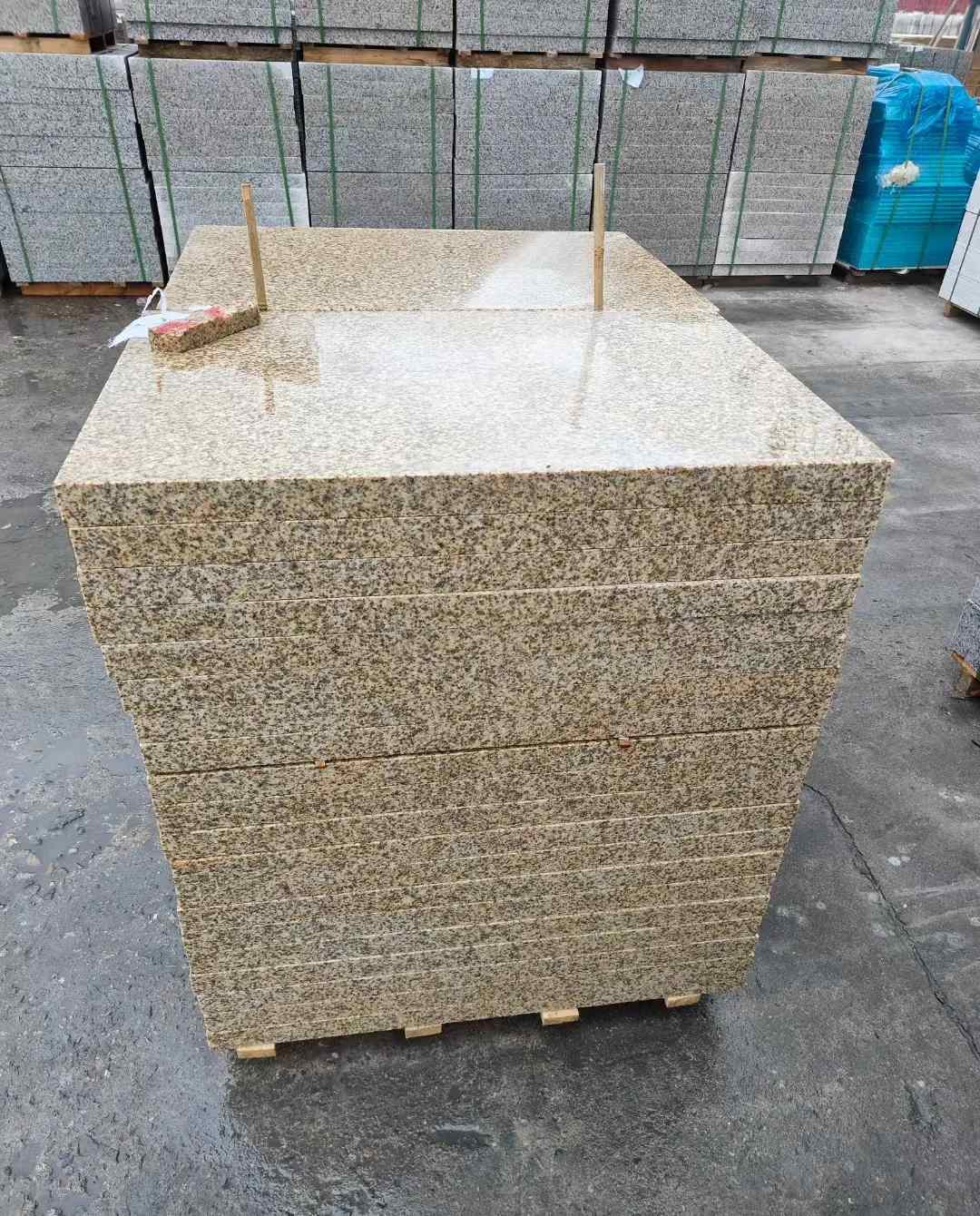 郑州 湖北黄金麻花岗岩石材荔枝面外墙石材