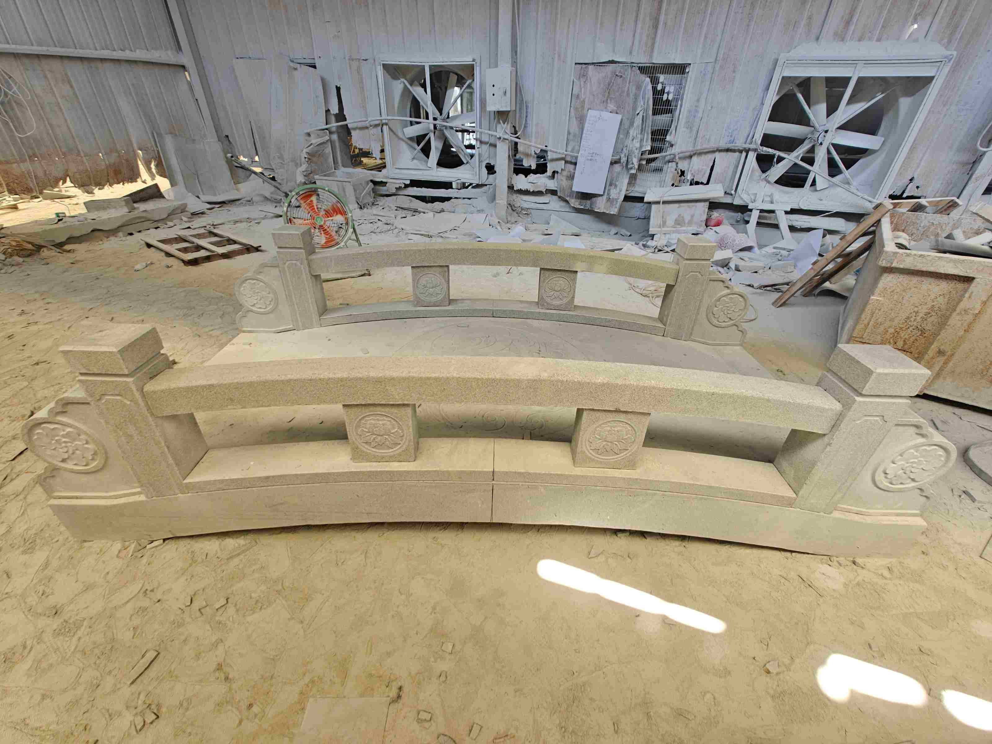 郑州 芝麻灰花岗岩异形加工-拱桥，石桥