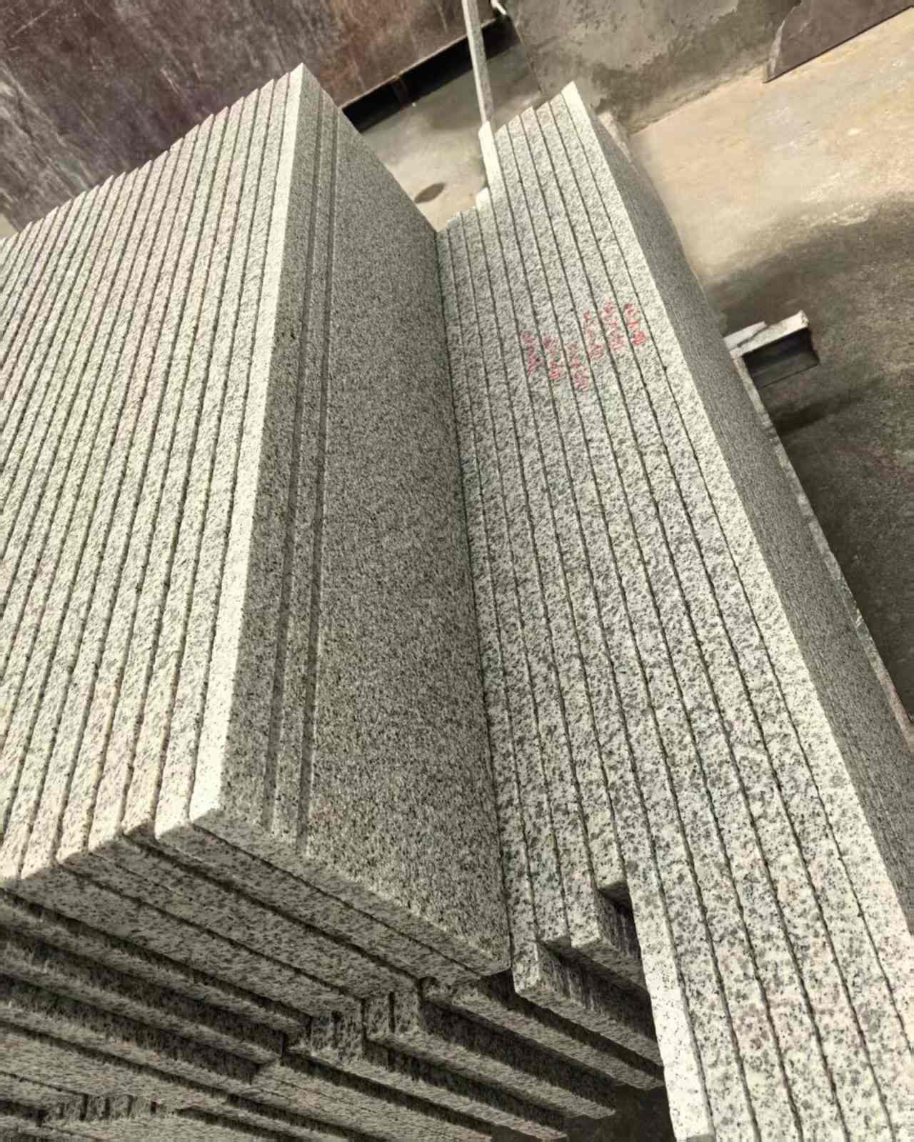 郑州 白麻荔枝面花岗岩楼梯踏步