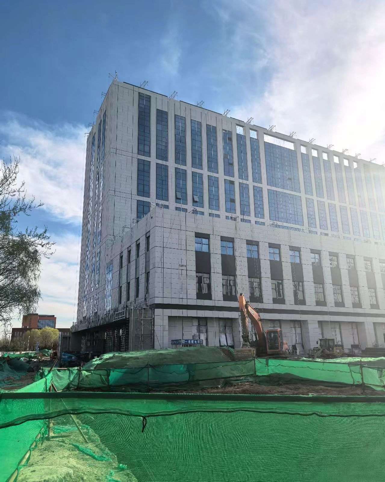 郑州 白麻花岗岩石材外墙干挂