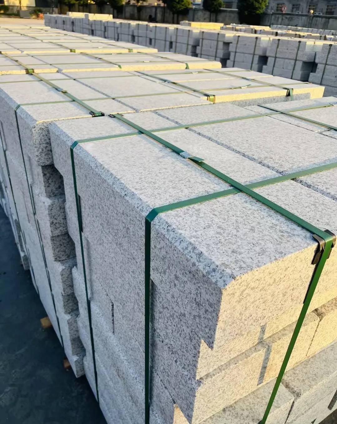 郑州 白麻花岗岩路沿石，马路牙子，路缘石，平石，立缘石等