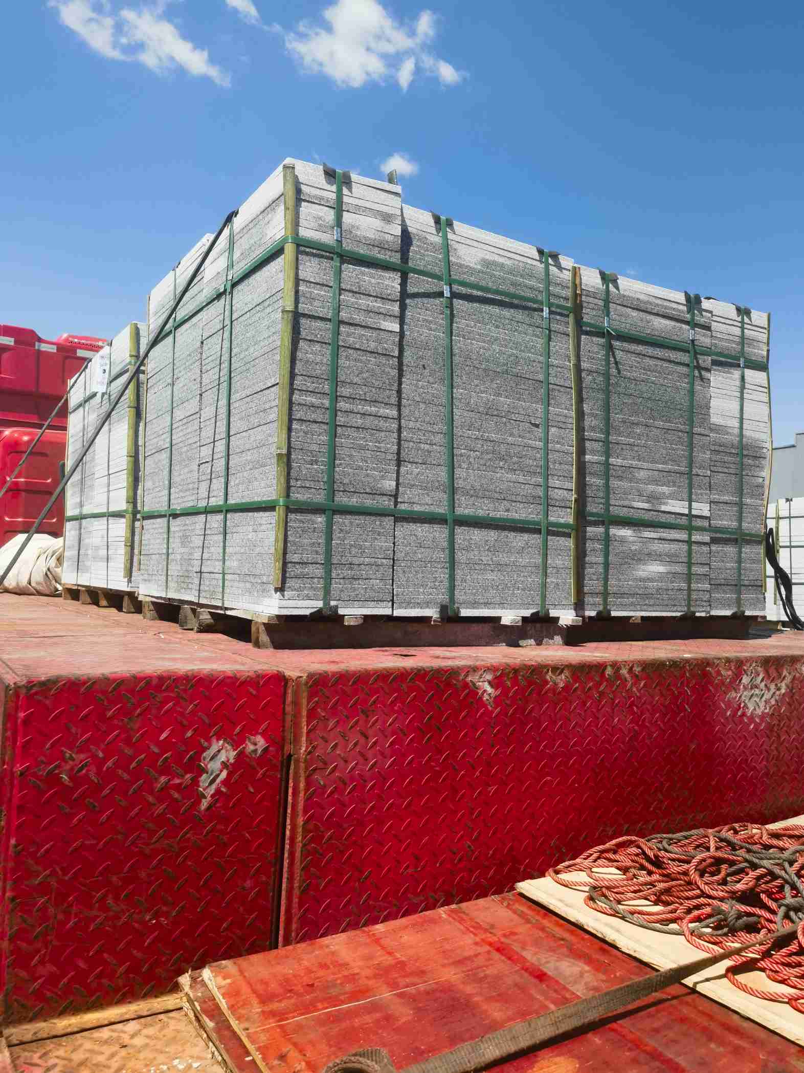 郑州 芝麻白火烧规格板地铺石300*600/600*600